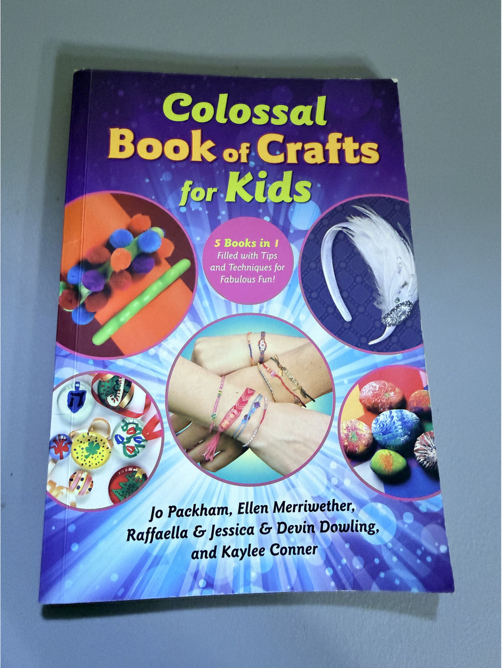 Colossal Book of Crafts for Kids 5 Books in 1 Jo Packham 2018 Hardcover DIY HC
